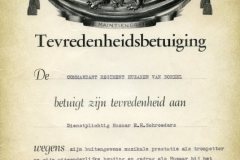 tevredenheidsbetuiging